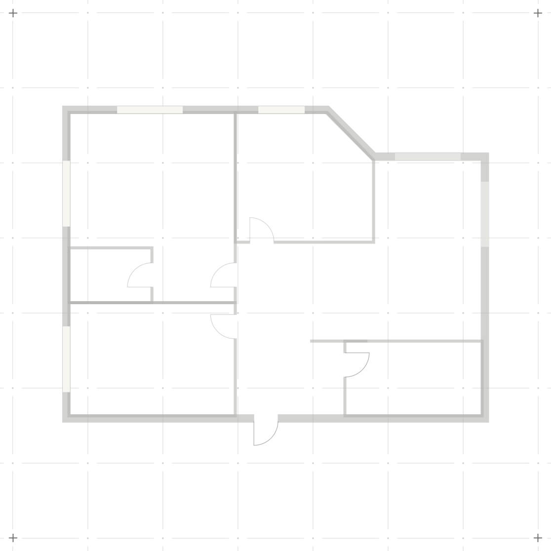 Office floor plan showing multiple rooms and doors with dimensions 12m by 24m dated November 3rd, 2025.
